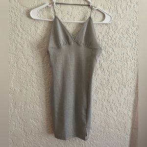 Sparkly silver dress
